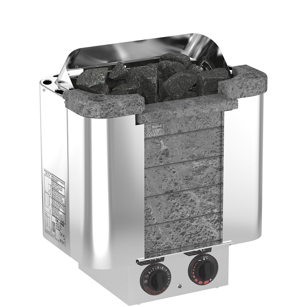 Печь электрическая 4,5 кВт со встроенным пультом SAWO CUMULUS CML-45NB-P Печи для бани и сауны